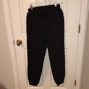 Black joggers